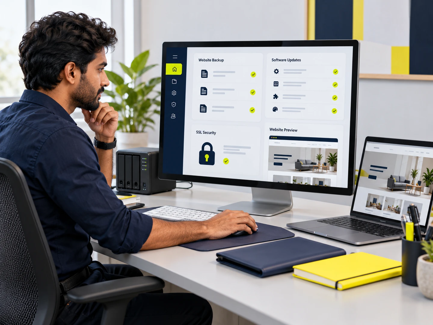 Website Maintenance creative concept