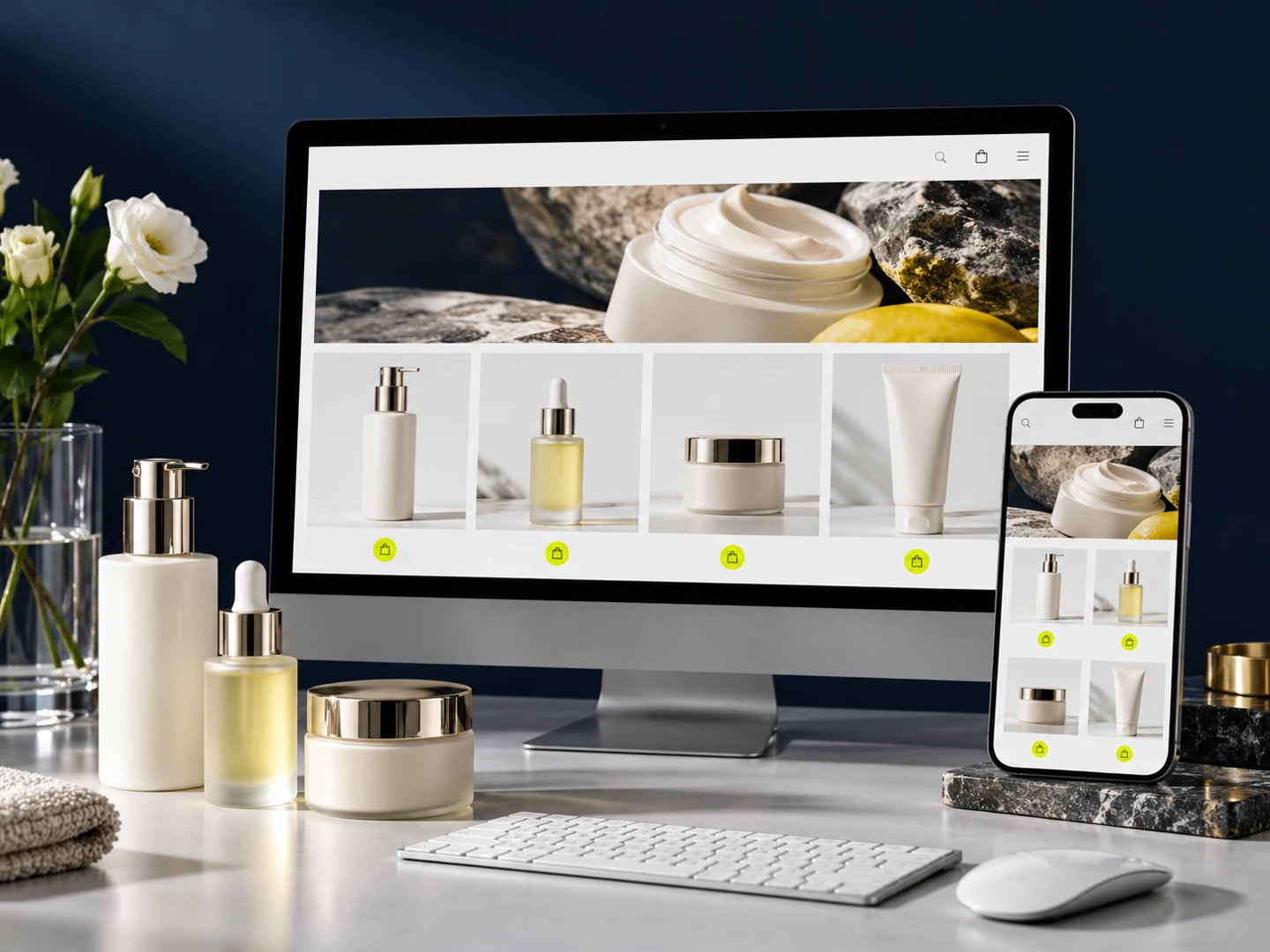 E-commerce Website creative concept