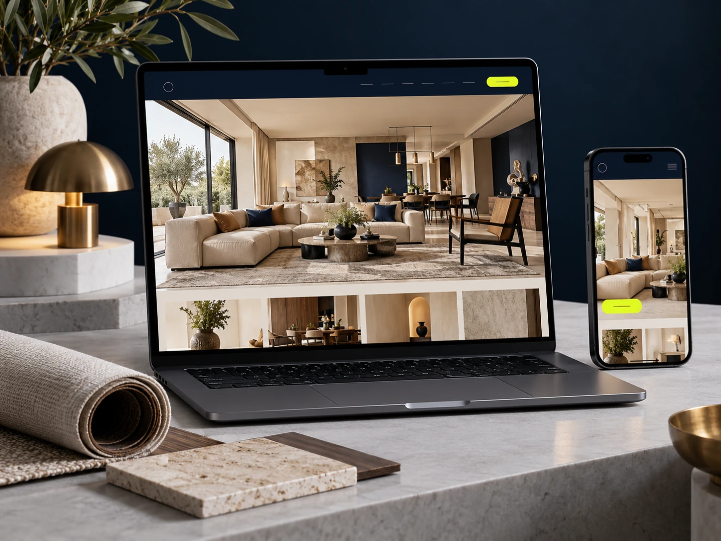 Business Website creative concept